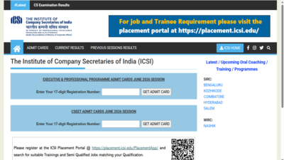 ICSI CSEET June 2026 admit card released at icsi.edu: Direct link to download hall ticket here