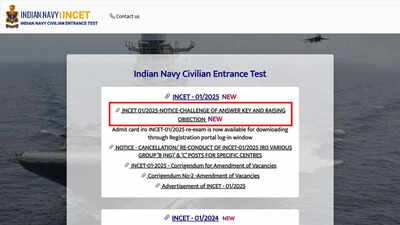 Incet 2025 Answer Key: Indian Navy to release INCET-01/2025 answer key tomorrow at joinindiannavy.gov.in; candidates can challenge till June 11