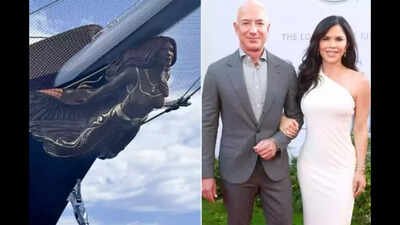 Jeff Bezos secretly selling 0 million superyacht that has sculpture of Lauren Sanchez as mermaid because…