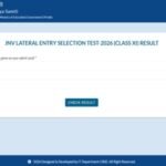 JNV Class 11 Lateral Entry Selection Test 2026 result released at navodaya.gov.in: Direct link to download scorecards here