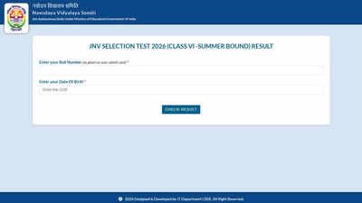 Jnv Result 2026 Class 6: JNVST Class 6 Phase 2 results declared at navodaya.gov.in; check direct link here