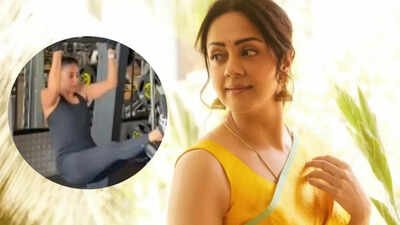 Jyotika Workout Video: Jyotika’s Mother’s Day workout video seizes attention; ‘System’ actress stuns fans with intense gym workout | Tamil Movie News