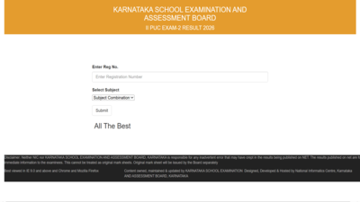 Karnataka second PUC exam 2 result 2026 released at karresults.nic.in: Direct link to download scorecards here