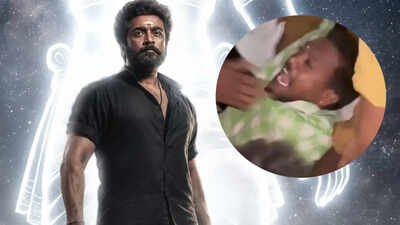 Fan’s devotional reaction during Suriya and Trisha’s film goes viral