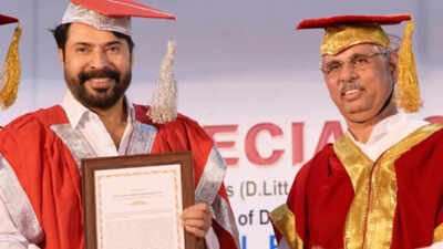 Mammootty receives third doctorate honour; Malayalam cinema icon misses Padma Bhushan ceremony |