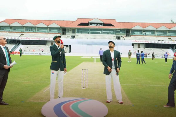 Bangladesh 0/1 in 1.0 Overs | BAN vs PAK, 2nd Test Live Score: Pakistan captain Shan Masood wins toss, opts to field against Bangladesh