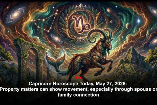 Capricorn Horoscope Today, May 28, 2026: Property matters can show movement, especially through spouse or family connection