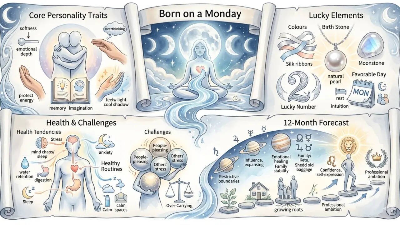 Born on a Monday? What it reveals about your personality, money, love and future