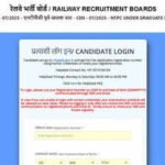 RRB NTPC UG admit card 2026 released for CBT-1 exams; download here