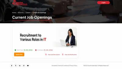 South Indian Bank invites IT applications for Scale I, II and III posts; apply online by May 25