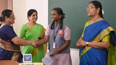 Suganthi M scores 496 out of 500 in class 10, emerges school topper