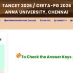 TANCET CEETA PG answer key 2026 released at tancet.annauniv.edu: Direct link to download here