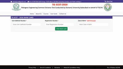 Tgecet: TG ECET 2026 rank cards out at ecet.tgche.ac.in, counselling schedule expected soon for admissions: Direct link