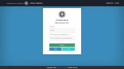 Cu Exam Result: University of Calcutta releases Semester III results for B.A. and B.Sc. 2025 at cuexamwindow.in: Direct link
