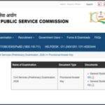 UPSC CSE Prelims 2026 answer key released in major first; direct link to download here