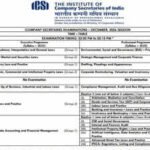 ICSI CS December 2026 Schedule Out: Exams to begin from December 21- Check dates