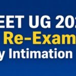 NEET UG 2026 Re-Exam City Intimation Slip released at neet.nta.nic.in-Direct link to download