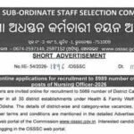 OSSSC Nursing Officer Recruitment 2026: 5,989 vacancies announced- Here’s how to apply