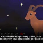 Capricorn Horoscope Today, June 4, 2026: Your relationship with your spouse looks good and cooperative