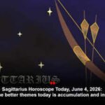 Sagittarius Horoscope Today, June 4, 2026: One of the better themes today is accumulation and investment