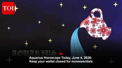 Aquarius Horoscope Today, June 4, 2026: Keep your wallet closed for nonessentials
