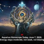 Aquarius Horoscope Today, June 7, 2026: Energy stays moderate, not weak, not blazing
