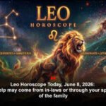 Leo Horoscope Today, June 8, 2026: Financial help may come from in-laws or through your spouse’s side of the family