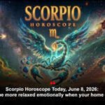 Scorpio Horoscope Today, June 8, 2026: You’ll be more relaxed emotionally when your home is calm