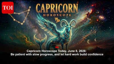 Capricorn Horoscope Today, June 8, 2026: Be patient with slow progress, and let hard work build confidence