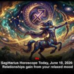 Sagittarius Horoscope Today, June 10, 2026: Relationships gain from your relaxed mood
