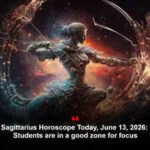 Sagittarius Horoscope Today, June 13, 2026: Students are in a good zone for focus
