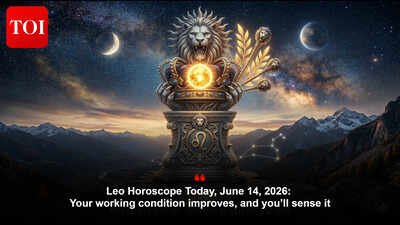 Leo Horoscope Today, June 14, 2026: Your working condition improves, and you’ll sense it