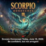 Scorpio Horoscope Today, June 18, 2026: Be confident, but not arrogant