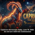 Capricorn Horoscope Today, June 19, 2026: Do not turn relief into recklessness