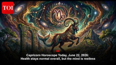 Capricorn Horoscope Today, June 22, 2026: Health stays normal overall, but the mind is restless