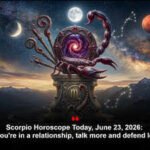 Scorpio Horoscope Today, June 23, 2026: If you’re in a relationship, talk more and defend less