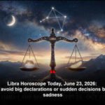 Libra Horoscope Today, June 23, 2026: At work, avoid big declarations or sudden decisions born from sadness