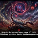 Scorpio Horoscope Today, June 27, 2026: This is an excellent day for business persons