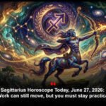 Sagittarius Horoscope Today, June 27, 2026: Work can still move, but you must stay practical