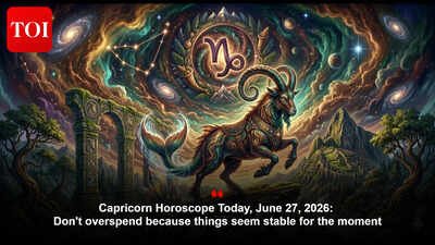 Capricorn Horoscope Today, June 27, 2026: Don’t overspend because things seem stable for the moment