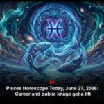 Pisces Horoscope Today, June 27, 2026: Career and public image get a lift