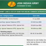 Agniveer Admit Card: Indian Army Agniveer Exam 2026 begins today; direct link to download admit card, guidelines here