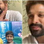 Allu Arjun fulfils young leukaemia patient fan’s wish; Recreates iconic ‘Pushpa’ beard gesture – VIDEO | Telugu Movie News