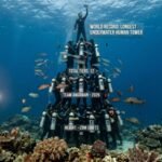 Andaman Islands make history with a 73-foot underwater human tower, setting a Guinness World Record | World News