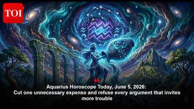 Aquarius Horoscope Today, June 5, 2026: Cut one unnecessary expense and refuse every argument that invites more trouble
