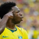Vinícius Jr breaks 24-year-old record with brace vs Scotland, enters Golden Boot race and joins Brazil elite | Football News