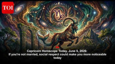 Capricorn Horoscope Today, June 5, 2026: If you’re not married, social respect could make you more noticeable today