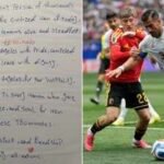 ‘We came to Los Angeles with pride, competed with honor’: Defiant Iran leave handwritten note about ‘dignity’ after Belgium draw in FIFA World Cup | Football News