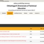 CG PPT 2026 round 1 merit list released at cgdte.admissions.nic.in; 3,913 candidates qualify: Direct link to download here