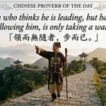 Chinese proverb of the day: “A man who thinks he is leading, but has no one following him, is only…” – a sharp little test for anyone who calls themselves a leader | World News